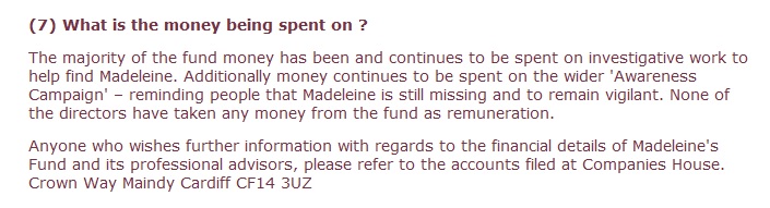 Madeleine's Fund screenshot