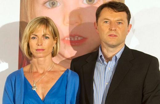 Parents Kate and Gerry McCann