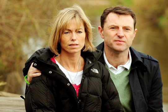 Relieved: Kate and Gerry McCann