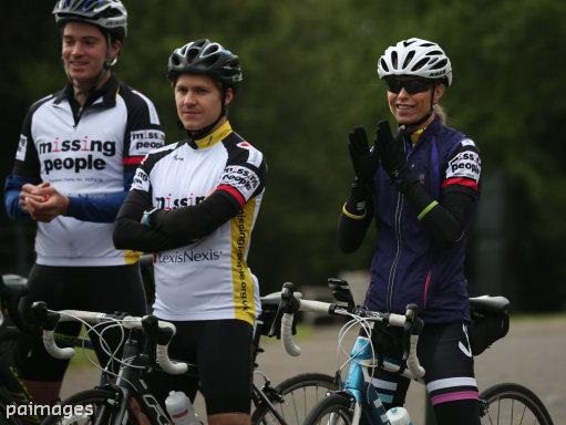 Kate McCann begins 500-mile charity bike ride from Edinburgh to London