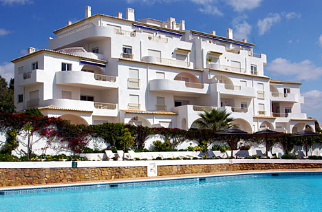 The Ocean Club apartments in Praia da Luz, where Madeleine was snatched