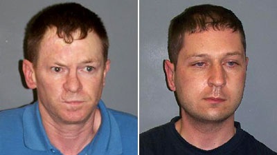 Convicted paedophiles Charles O'Neill (left) and William Lauchlan
