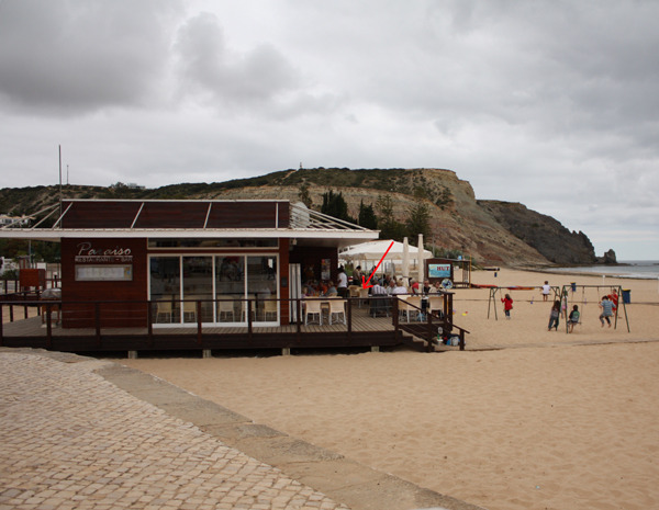 The Paraiso beach restaurant