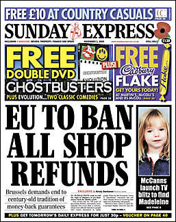 Sunday Express, 01 November 2009