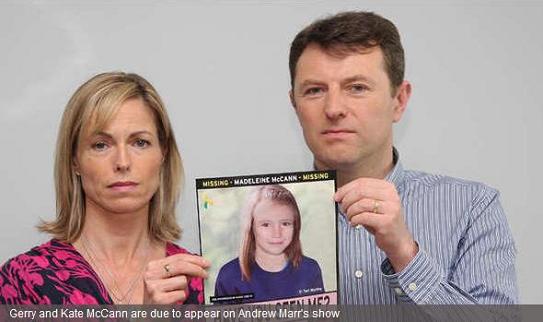 Gerry and Kate McCann are due to appear on Andrew Marr's show