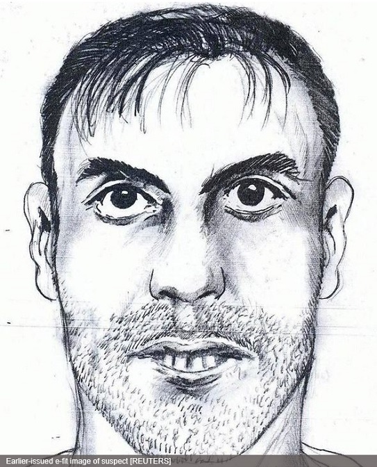 Earlier-issued e-fit image of suspect [REUTERS]