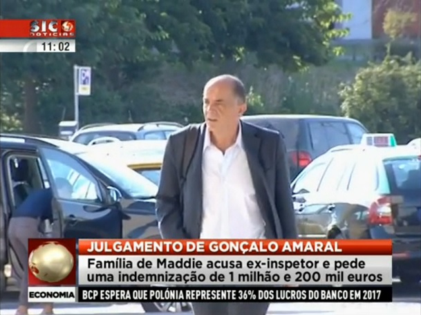 Gonçalo Amaral arrives at Court