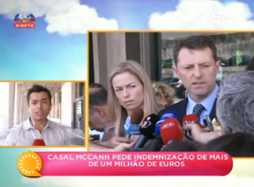 The McCanns speak outside the Palace of Justice, 16 June 2014