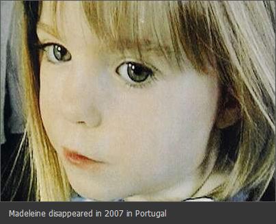 Madeleine disappeared in 2007 in Portugal