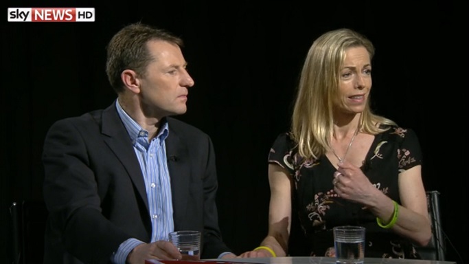 The McCanns with Alex Rossi, Sky News, 01 May 2014