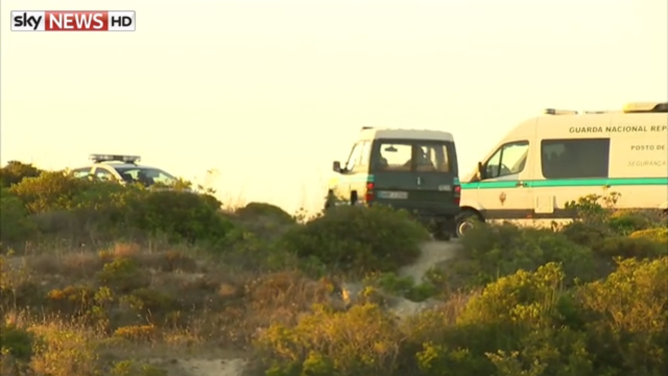 Video: Tom Parmenter reports from Praia da Luz where scrubland has been closed off