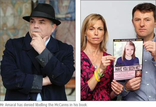 Mr Amaral has denied libelling the McCanns in his book