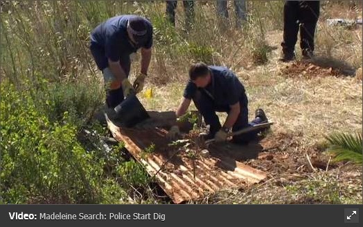Video: Madeleine Search: Police Start Dig