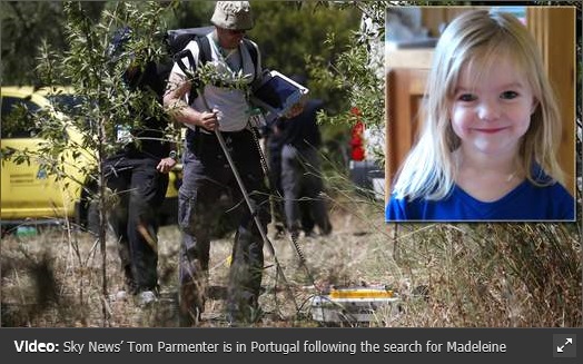 Video: Sky News' Tom Parmenter is in Portugal following the search for Madeleine