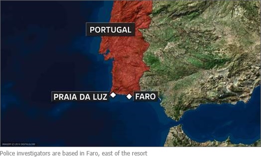 Police investigators are based in Faro, east of the resort