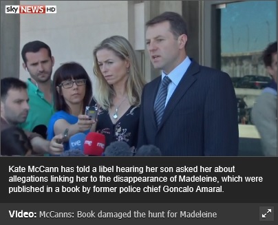 Video: McCanns: Book damaged the hunt for Madeleine