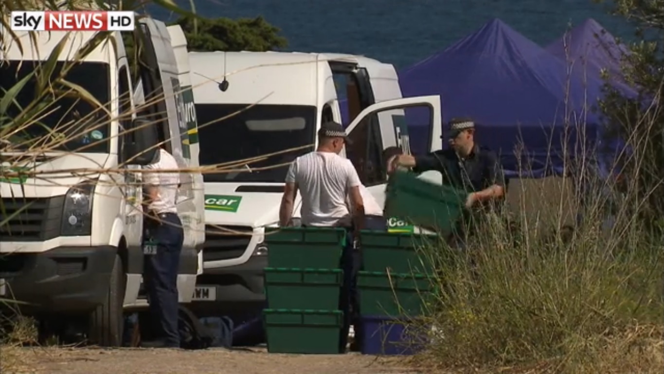 Police investigating the disappearance of Madeleine McCann have closed down their first search area in Praia da Luz