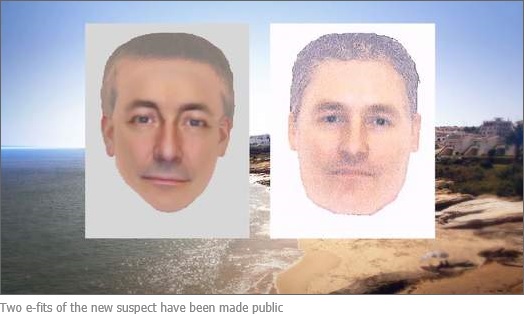 Two e-fits of the new suspect have been made public