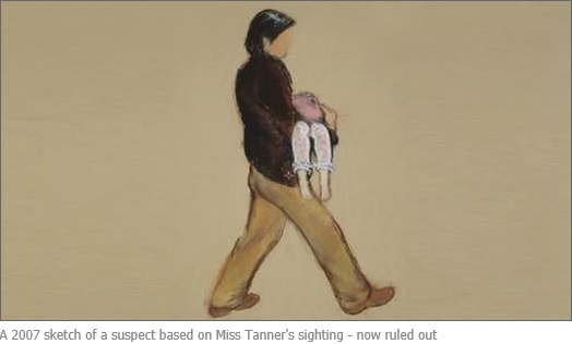 A 2007 sketch of a suspect based on Miss Tanner's sighting - now ruled out