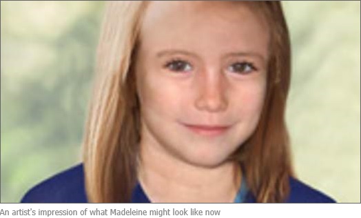 An artist's impression of what Madeleine might look like now