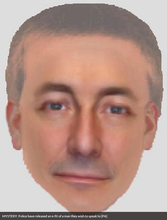 MYSTERY: Police have released an e-fit of a man they wish to speak to [PA] 