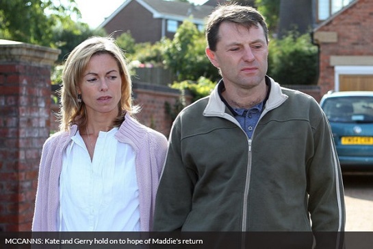 MCCANNS: Kate and Gerry hold on to hope of Maddie's return