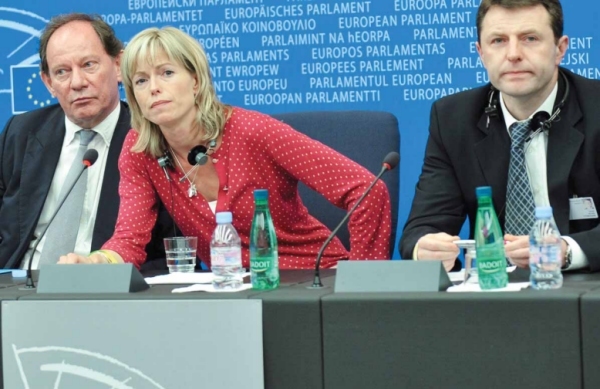 Kate and Gerry McCann in Strasbourg