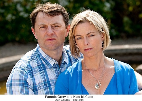 Parents Gerry and Kate McCann