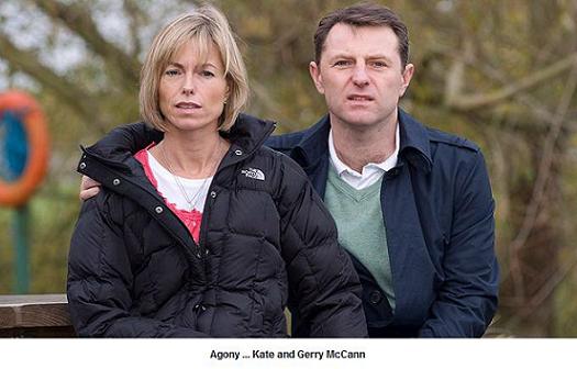 Agony ... Kate and Gerry McCann
