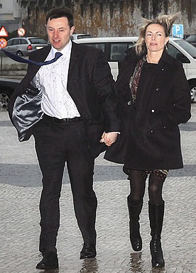 Cruel claims ... McCanns arrive for hearing