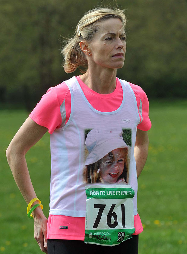 Inspiring ... Kate McCann has run several events for charity