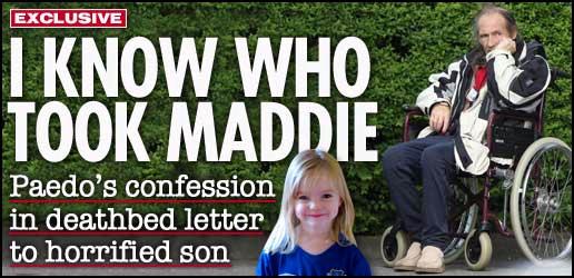 'I know who took Maddie': Sun banner, 01 September 2010