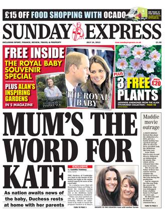 Sunday Express, 14 July 2013