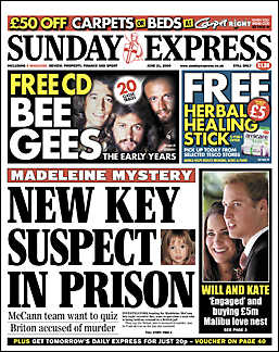 Sunday Express, 21 June 2009