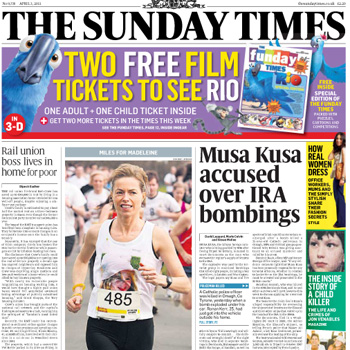 The Sunday Times, 03 April 2011