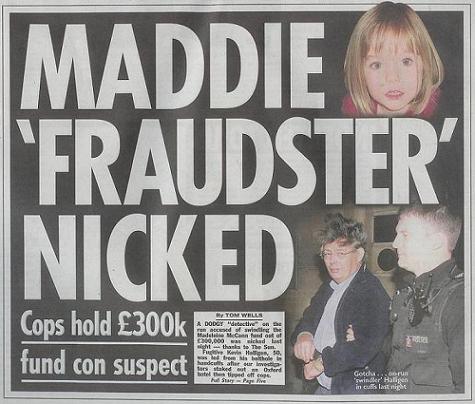 The Sun, front page, 25 November 2009