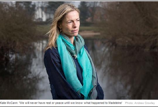 Kate McCann: 'We will never have rest or peace until we know what happened to Madeleine'