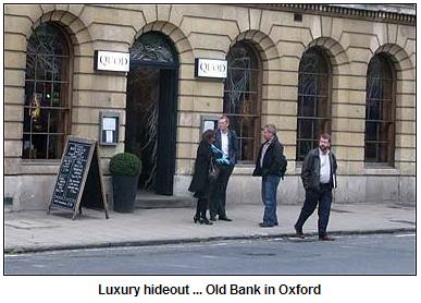 Luxury hideout ... Old Bank in Oxford