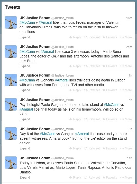 UK Justice Forum tweets, 05 November 2013