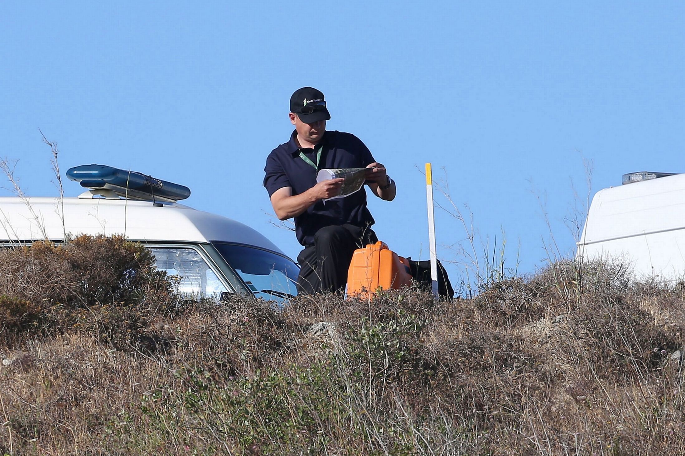 Welsh police officers and sniffer dogs involved in the search for April Jones are in Portugal helping with the search for missing Madeleine McCann.