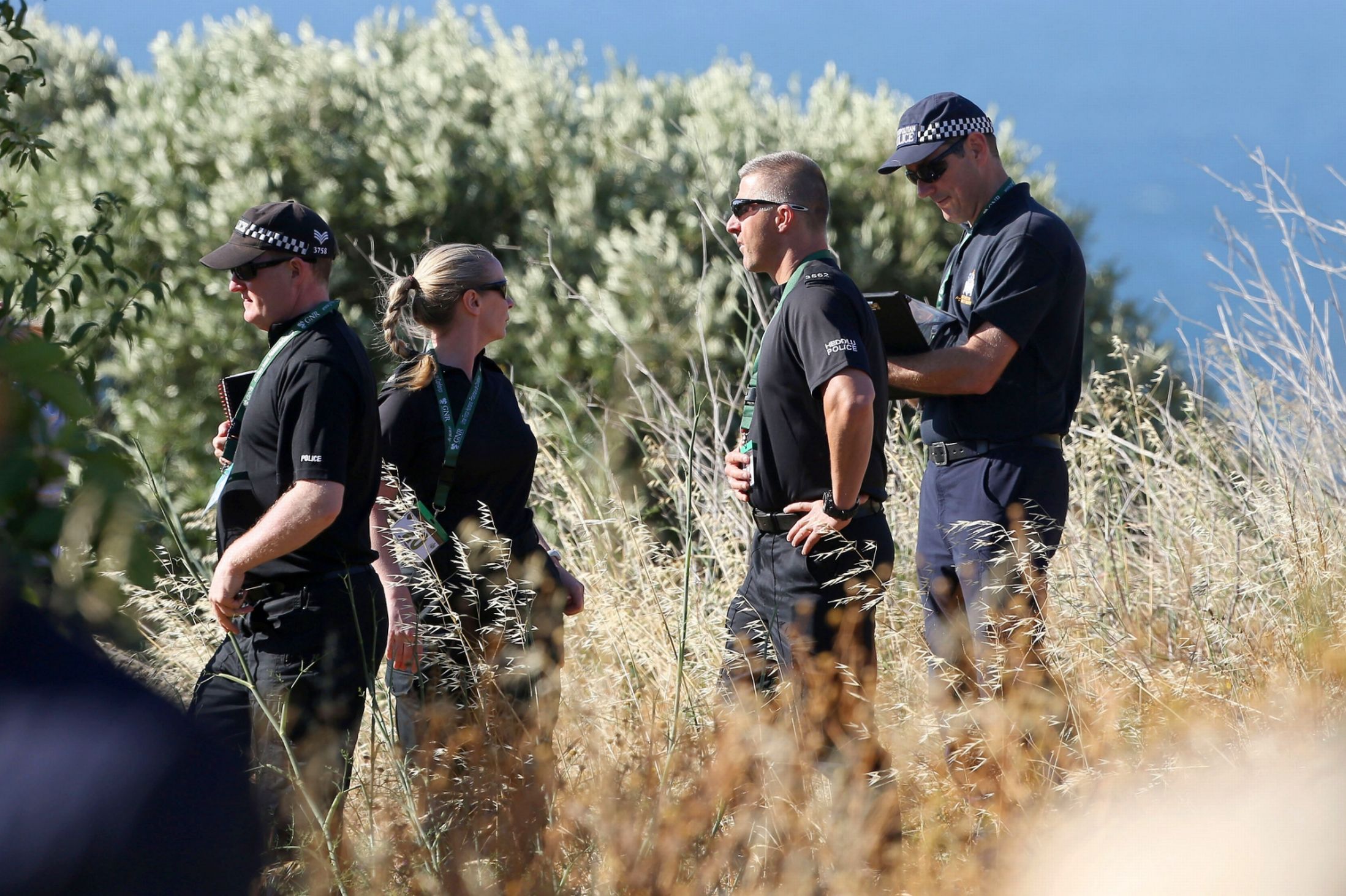 Welsh police officers and sniffer dogs involved in the search for April Jones are in Portugal helping with the search for missing Madeleine McCann.