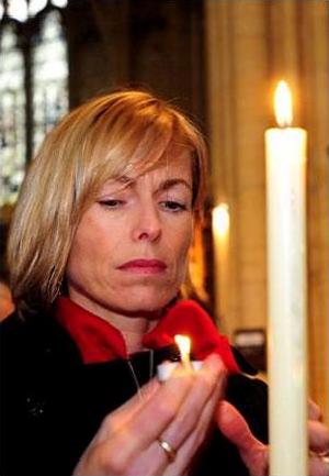 KATE McCann, whose daughter Madeleine disappeared in Portugal in 2007 aged three, lights a candle at York Minster at a vigil held to support the family of missing York woman Claudia Lawrence